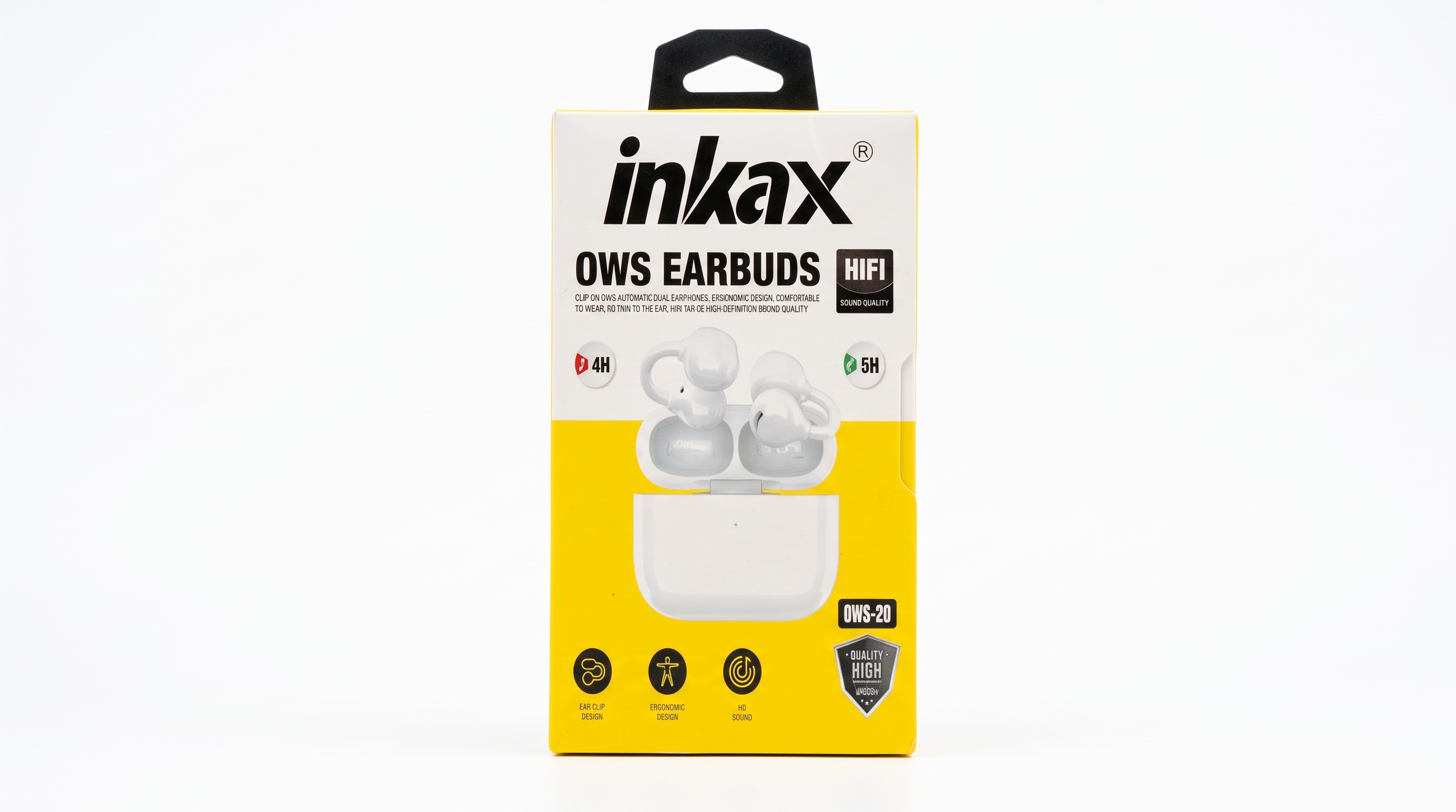 inkax OWS-20 Clip-on OWS Earbuds